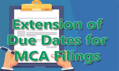 MCA Extends Filing Date