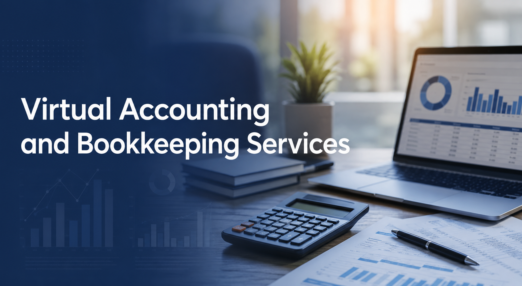 Virtual Accounting and Bookkeeping Services in India with financial reporting and remote accounting support